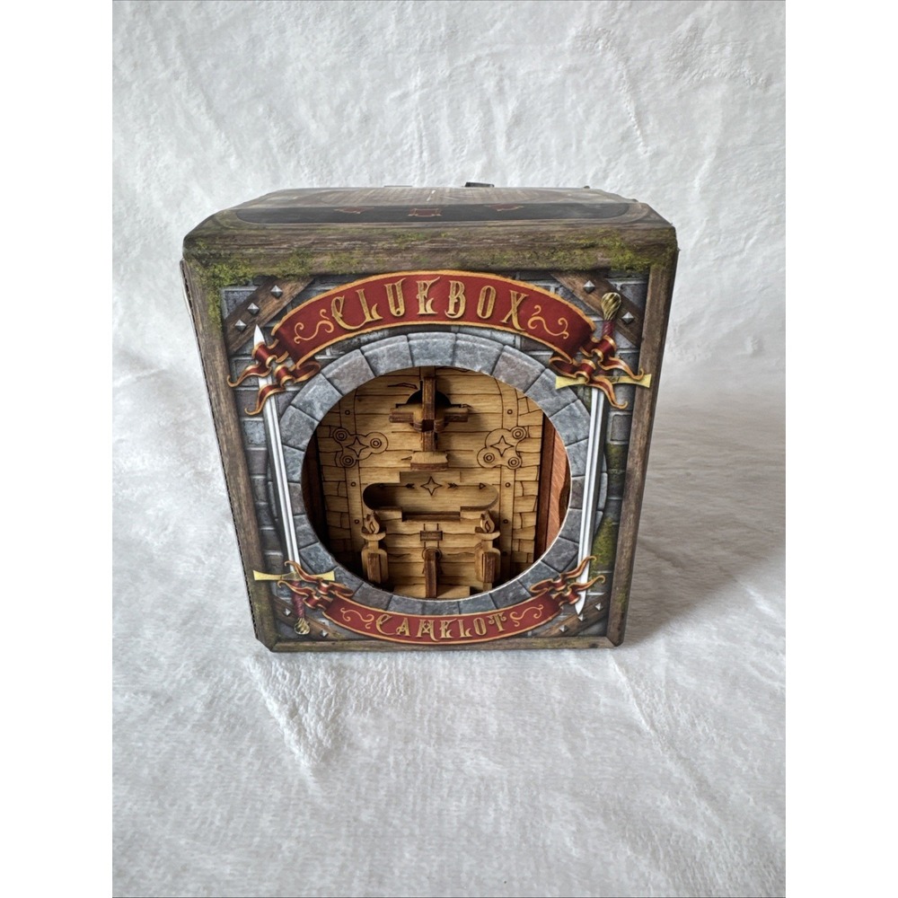 iDventure‎ Cluebox The Trial of Camelot Escape Room Game Wood Puzzle Box